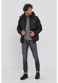Calvin Klein Jeans Kurtka puchowa J30J318412.4890 męska kolor czarny zimowa. Okazja: na co dzień. Kolor: czarny. Materiał: puch. Sezon: zima. Styl: casual #2