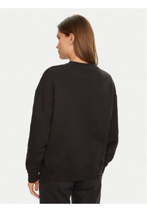 Calvin Klein Jeans Bluza Glossy Monologo J20J224724 Czarny Regular Fit. Kolor: czarny. Materiał: bawełna