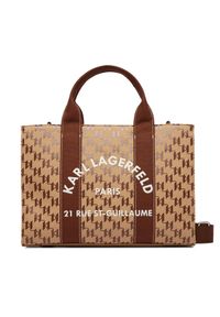 Karl Lagerfeld - Torebka KARL LAGERFELD. Kolor: brązowy #1