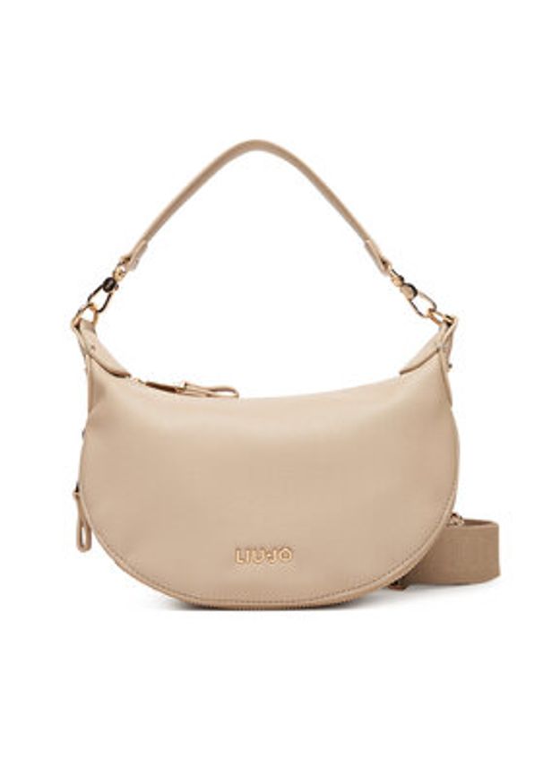 Liu Jo Torebka Ecs S Hobo AF5043 E0058 Beżowy. Kolor: beżowy. Materiał: skórzane