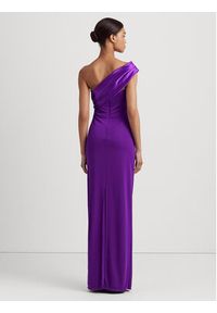 Lauren Ralph Lauren Sukienka wieczorowa 253918992002 Fioletowy Regular Fit. Kolor: fioletowy. Materiał: syntetyk. Styl: wizytowy #2