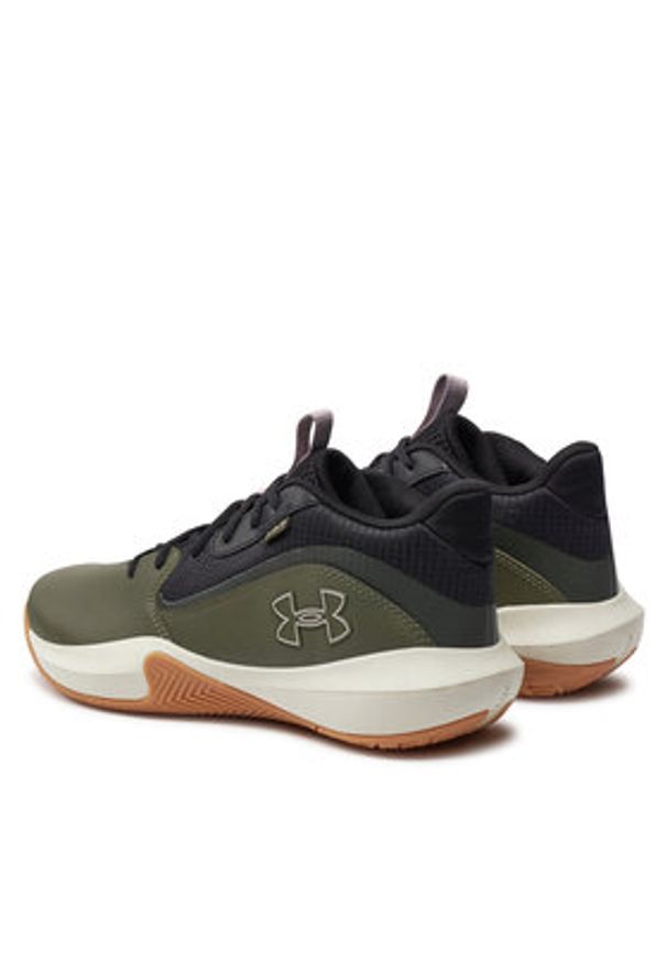 Under Armour Buty do koszykówki Ua Lockdown 7 3028512-300 Khaki. Kolor: brązowy. Materiał: skóra. Sport: koszykówka