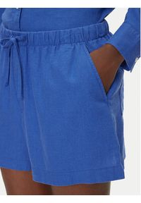 GAP - Gap Szorty materiałowe 713386-04 Niebieski Regular Fit. Kolor: niebieski. Materiał: len #3