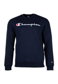 Champion - Bluza na co dzień męska CHAMPION bez kaptura. Typ kołnierza: bez kaptura. Kolor: niebieski