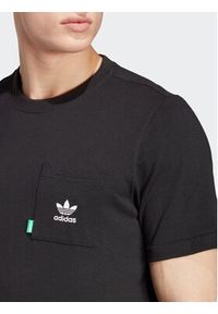 Adidas - adidas T-Shirt Essentials+ Made With Hemp T-Shirt HR8623 Czarny Regular Fit. Kolor: czarny. Materiał: bawełna #3