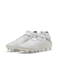 Puma - Buty piłkarskie FUTURE 8 ULTIMATE AG PUMA White Matte Silver Gray. Kolor: szary, biały, wielokolorowy. Sport: piłka nożna