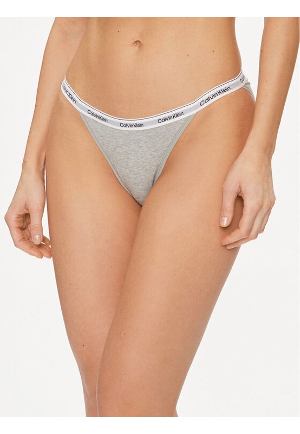 Calvin Klein Underwear Figi klasyczne 000QD5215E Szary. Kolor: szary. Materiał: bawełna