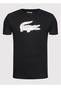 Lacoste T-Shirt TH2042 Czarny Regular Fit. Kolor: czarny. Materiał: bawełna #2