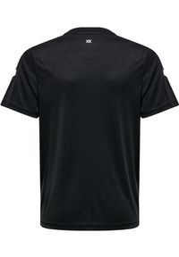 Hummel Core XK Kids Poly Jersey S/S. Kolor: czarny. Materiał: jersey. Długość rękawa: krótki rękaw. Długość: krótkie. Sport: piłka nożna