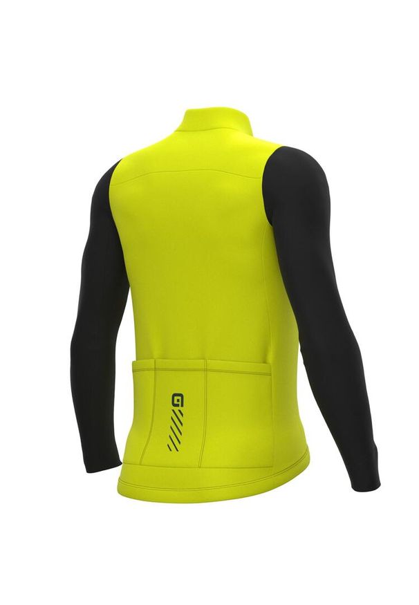 ALÉ CYCLING - Bluza rowerowa męska Alé Cycling Solid Fondo 2.0. Kolor: czarny, wielokolorowy, żółty