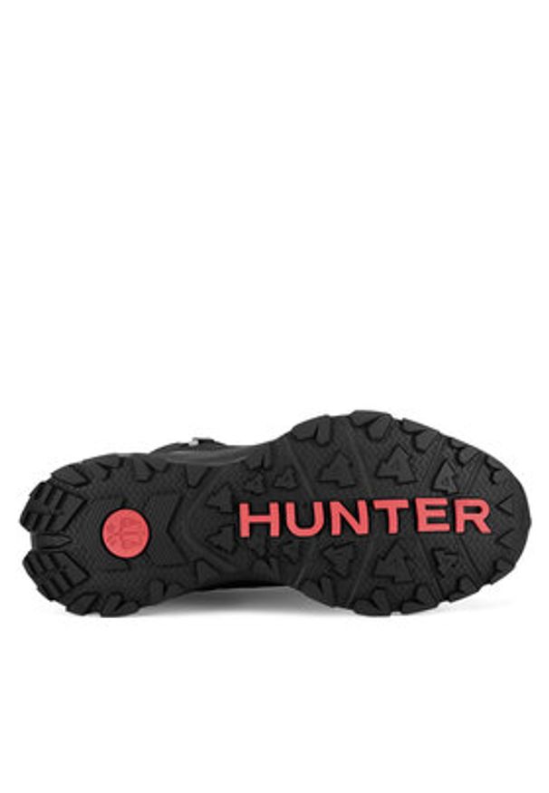 Hunter Trekkingi H1-061 Czarny. Kolor: czarny. Materiał: skóra, nubuk. Sport: turystyka piesza