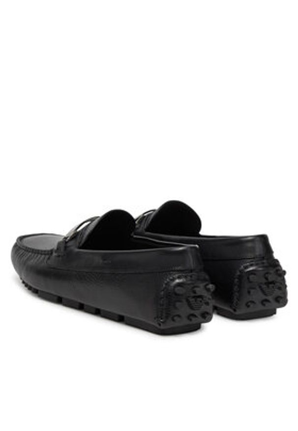 Emporio Armani Mokasyny X4B151 XN882 K001 Czarny. Kolor: czarny. Materiał: skóra
