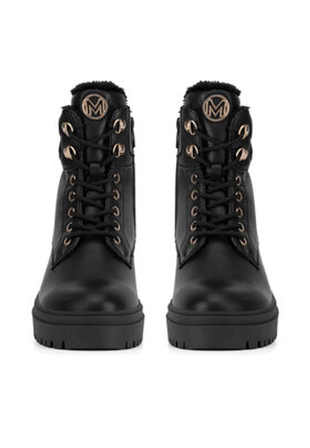 MEXX Trzewiki MI001713143W Czarny. Kolor: czarny. Materiał: materiał