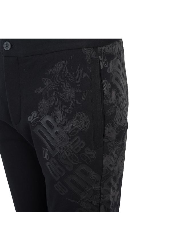 Bikkembergs Spodnie | A113SGMEB071 | Mężczyzna | Czarny. Kolor: czarny. Materiał: bawełna, elastan. Wzór: nadruk