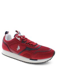 U.S. Polo Assn. Sneakersy Ethan ETHAN001 Czerwony. Kolor: czerwony. Materiał: materiał