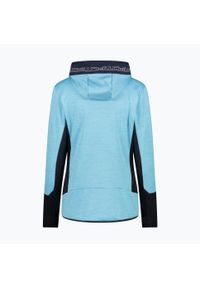 Bluza damska CMP. Kolor: niebieski. Styl: sportowy. Sport: turystyka piesza