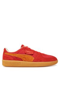 Puma Sneakersy Palermo Weathered 401722 02 Czerwony. Kolor: czerwony. Materiał: skóra, zamsz