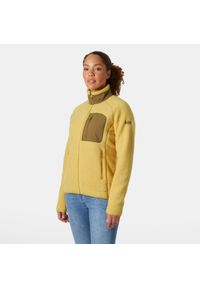 Damski polar Helly Hansen Imperial Block. Kolor: wielokolorowy, żółty, beżowy. Materiał: polar. Sport: turystyka piesza #1