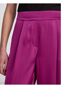 Pieces Spodnie materiałowe 17143555 Fioletowy Wide Leg. Kolor: fioletowy. Materiał: syntetyk #5