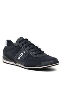BOSS - Boss Sneakersy Saturn 50485629 10247473 01 Granatowy. Kolor: niebieski. Materiał: materiał #3