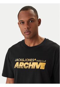 Jack & Jones T-Shirt Brat Tee 12288103 Czarny Regular Fit. Kolor: czarny. Materiał: bawełna #3