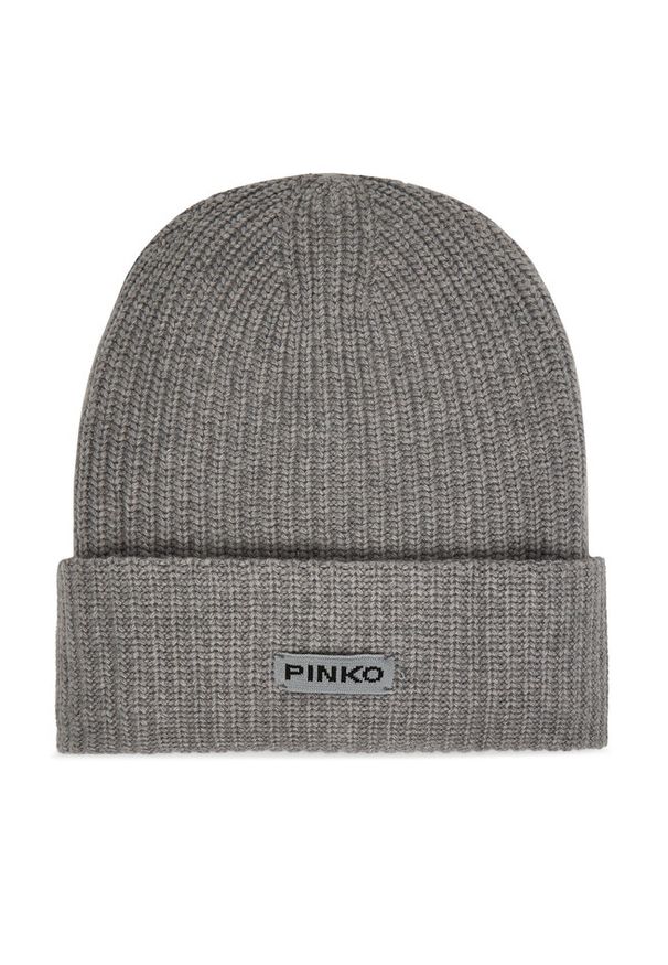 Pinko - Czapka PINKO. Kolor: szary