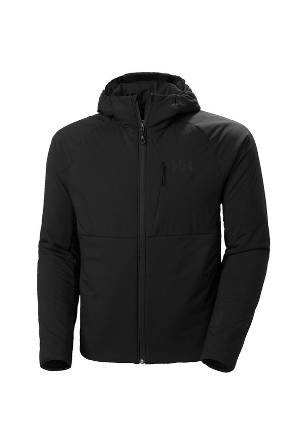 Izolacyjna kurtka trekkingowa z kapturem, elastyczna Helly Hansen Odin 2.0. Typ kołnierza: kaptur. Kolor: czarny. Sport: turystyka piesza