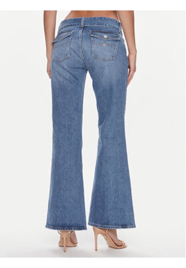 Tommy Jeans Jeansy Sophie DW0DW17562 Niebieski Flare Fit. Kolor: niebieski