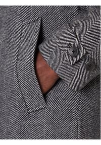 Calvin Klein Płaszcz wełniany LV04LD510G Szary Regular Fit. Kolor: szary. Materiał: syntetyk #6