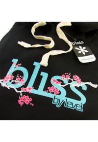 Bluza damska Level Hoodie Bliss. Kolor: czarny. Materiał: bawełna, poliester
