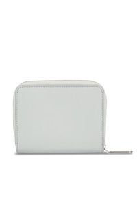 Calvin Klein Mały Portfel Damski Ck Must K60K611937 Szary. Kolor: szary. Materiał: skóra