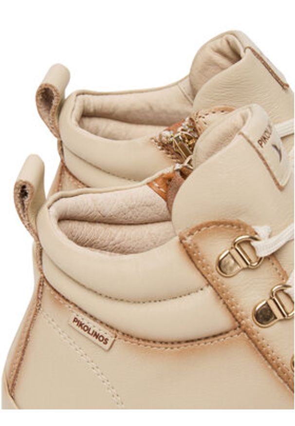 Pikolinos Trzewiki W3W-8564C11 Beżowy. Kolor: beżowy. Materiał: skóra