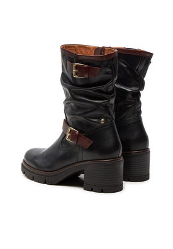 Pikolinos Botki W0B-8534C1 Czarny. Kolor: czarny. Materiał: skóra