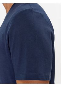 Wrangler T-Shirt Sign Off 112341127 Granatowy Regular Fit. Kolor: niebieski. Materiał: bawełna #4