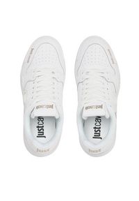 Just Cavalli Sneakersy 74RB3SA1 Biały. Kolor: biały. Materiał: skóra