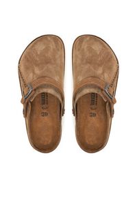 Birkenstock Klapki Lutry Premium 1025293 Beżowy. Kolor: beżowy. Materiał: skóra, nubuk