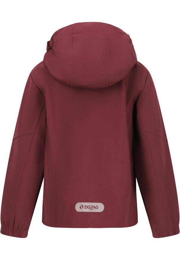 ZigZag - Dziecięca kurtka wodoodporna Zigzag Troy W-PRO 8000. Kolor: czerwony. Materiał: softshell. Styl: sportowy