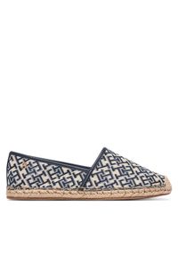 TOMMY HILFIGER - Tommy Hilfiger Espadryle Th Monogram Jacquard FW0FW09501 Brązowy. Kolor: brązowy. Materiał: materiał #1