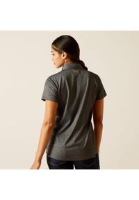 Damska koszulka polo Ariat Rebar Foreman. Typ kołnierza: polo. Kolor: szary, wielokolorowy, czarny #2