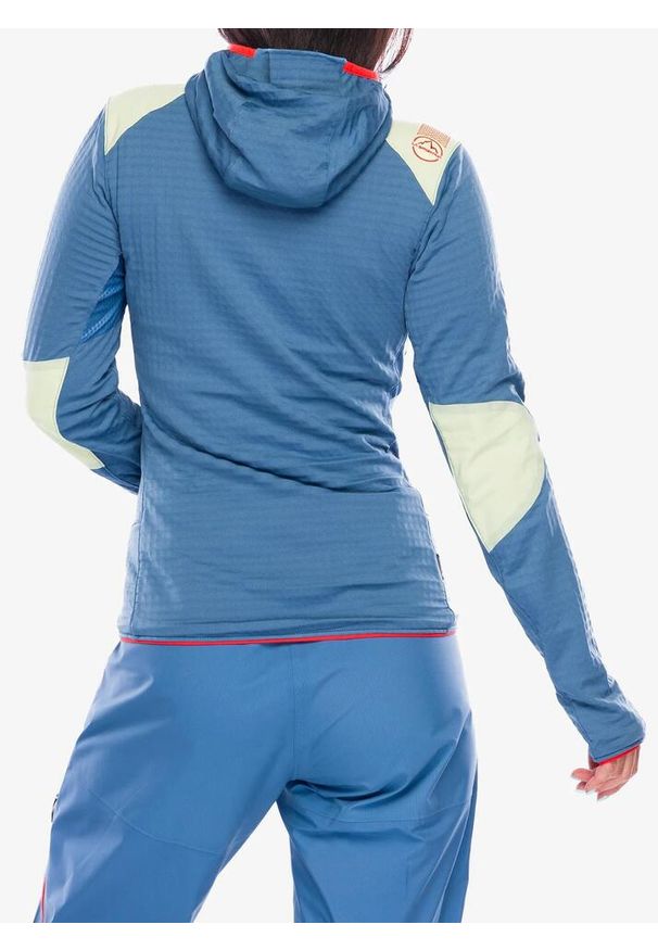 LA SPORTIVA - Bluza z kapturem damska La Sportiva Lucendro Thermal Hoody. Typ kołnierza: kaptur. Kolor: niebieski