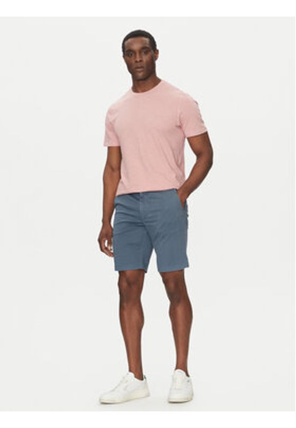 BOSS Szorty materiałowe 50536884 Niebieski Slim Fit. Kolor: niebieski. Materiał: bawełna