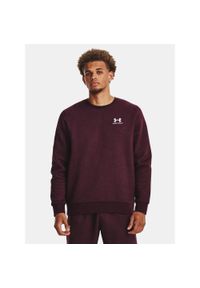 Bluza fitness męska Under Armour Essential Fleece Crew. Kolor: czerwony. Sport: fitness