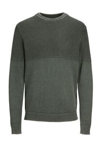 Jack & Jones - Jack&Jones Sweter 12236265 Zielony Regular Fit. Kolor: zielony. Materiał: bawełna #7