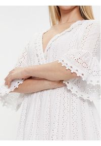 Iconique Sukienka letnia Giorgia IC24-002 Biały Regular Fit. Kolor: biały. Materiał: bawełna. Sezon: lato #2