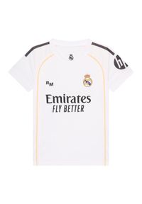 Koszulka domowa Kylian Mbappé Real Madrid 25/26 dla dzieci. Kolor: biały. Materiał: poliester. Sport: piłka nożna #1