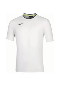 Koszulka Mizuno. Kolor: niebieski, wielokolorowy, biały. Sport: fitness #1