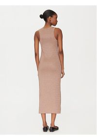 Marella Sukienka codzienna Torso 2515621011 Brązowy Regular Fit. Okazja: na co dzień. Kolor: brązowy. Materiał: wiskoza. Typ sukienki: proste. Styl: casual #4