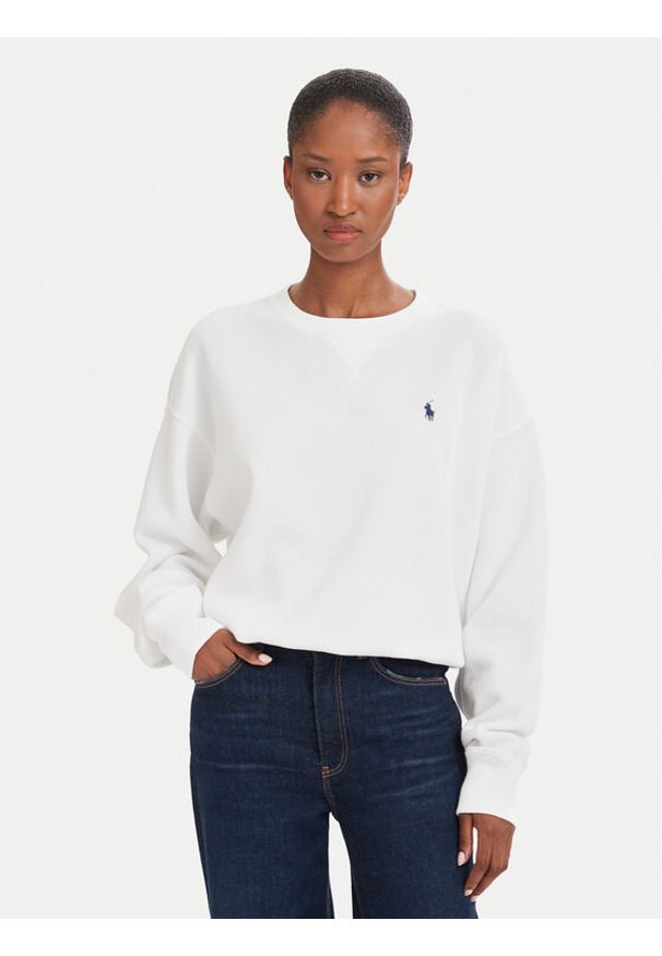 Polo Ralph Lauren Bluza 211978306501 Biały Regular Fit. Typ kołnierza: polo. Kolor: biały. Materiał: bawełna