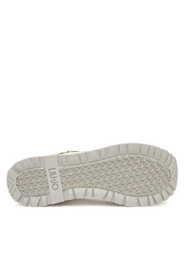 Liu Jo Sneakersy Maxi Wonder 01 BF5009 TX007 Złoty. Kolor: złoty. Materiał: skóra