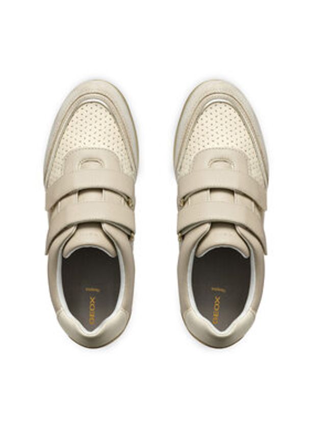 Geox Sneakersy D Ilde D55RAA 05422 C1SH6 Beżowy. Kolor: beżowy. Materiał: skóra